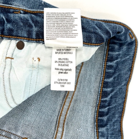 Agolde Toni Distressed Medium Wash Skinny Jeans - Picture 15 of 16